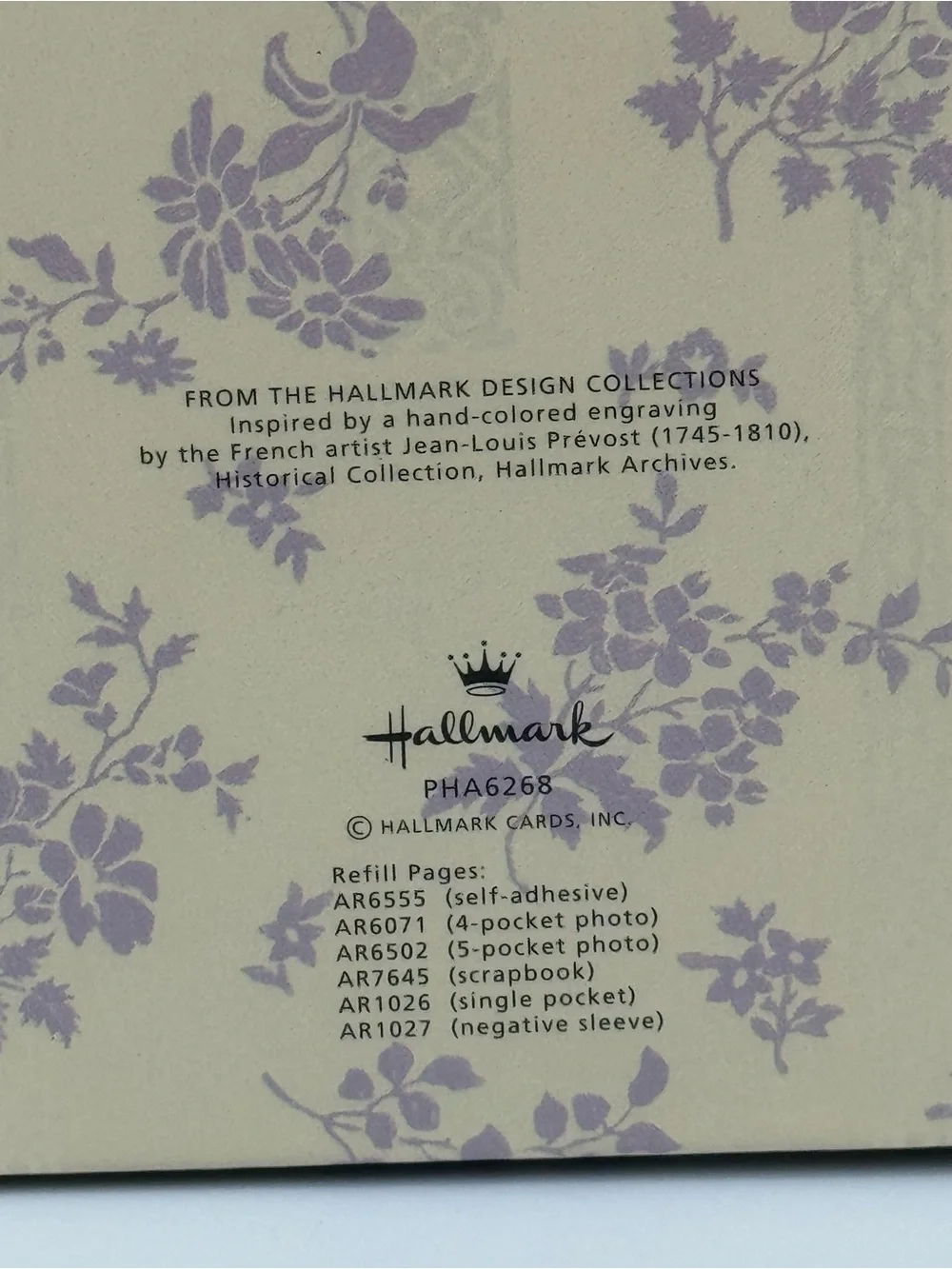VTG Hallmark Coquette Cottagecore Floral Photo‎ Album Scrapbook Binder 12x10